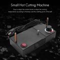 Small Hot Cutting Machine Ribbon Manual Hot Cutting Machine Cutting Hot Rope Electric Thermal Cutter US Plug. 