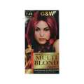 G&W Wine Red Hair Color No. 7.45 (60ml*2). 