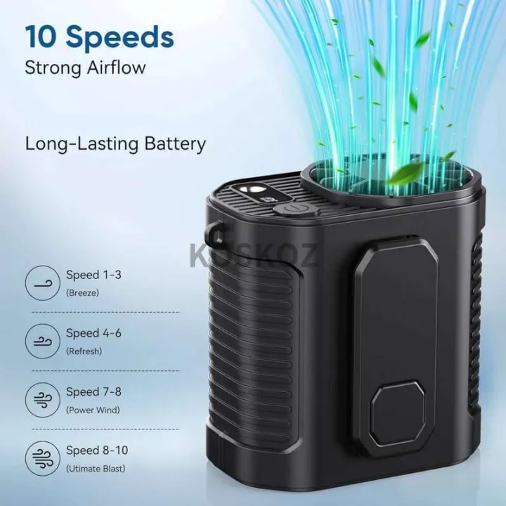 Portable%20Waist%20Fan,%2010%20Speed%20Fan%20with%20LED%20Light,%20Hands-Free%20Wearable%20Dual%20Clips%20Fans%20&%20Power%20Bank,%20for%20Camping,%20Outdoor,%20Jobsite%20-%20Image%202