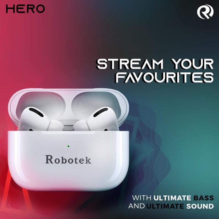 True Wireless Robotek Hero Tws 5-6 Hours Playtime Earbuds