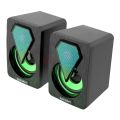 Mini RGB Speaker for PC Laptop Gaming Computer Speaker. 