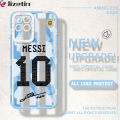 Jizetin for Realme 8 5G Back Cover Transparent Football Star For Boys Soft Phone Case. 