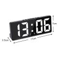 Home Decor Temperature Calendar Number Clock Backlight Alarm Clock Electronic Clock LED Digital Large Number. 