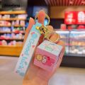 Wenefang Cartoon Sanrio Rubik's Cube creative key chain Kulomi Hello New style Kitty Cinnamoroll Stitch pendant doll cute key chain gift. 