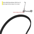 6Pcs -384-12 Drive Belt for Electric Bike E-Bike Scooter Motorcycle Spare Parts Accessories. 