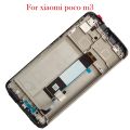 6.53" LCD For Xiaomi Poco M3 Display For Pocophone M3 M2010J19CG LCD Screen Touch Panel Digitizer  Assembly Replacement Part with Frame. 