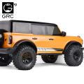 Sutuiying Shell Side Skirt Decorative Lens Mirror Stainless Steel Shell Metal Original Crash Plate Type Q For 1/10 Traxxas Trx-4 New Bronco Trx4. 
