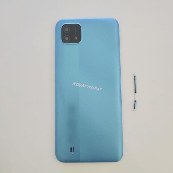 Novaphopat%20For%20Realme%20C11%202021%20Battery%20Cover%20Back%20Rear%20Door%20Housing%20Case%20Back%20Cover%20With%20Camera%20Lens%20and%20Side%20Key%20Button%20-%20Image%202