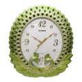 Kuber Peacock Design Quartz Wall Clock (5254). 