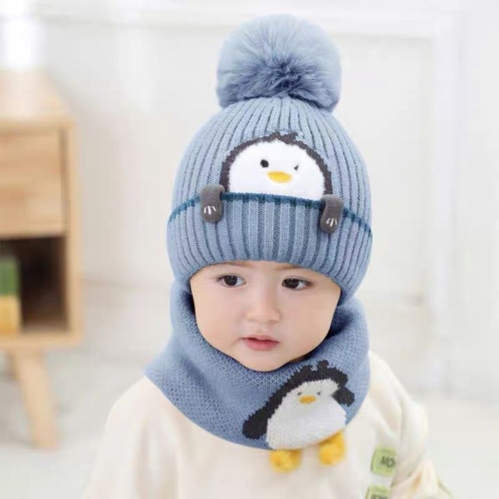 New%20Cartoon%20Penguin%20Kids%20Hat%20Scarf%20Set%20Thick%20with%20Earflaps%20Kids%20Earmuffs%20Cap%20Keep%20Warm%20Baby%20Ear%20Protection%20Hat%20Winter%20-%20Image%207