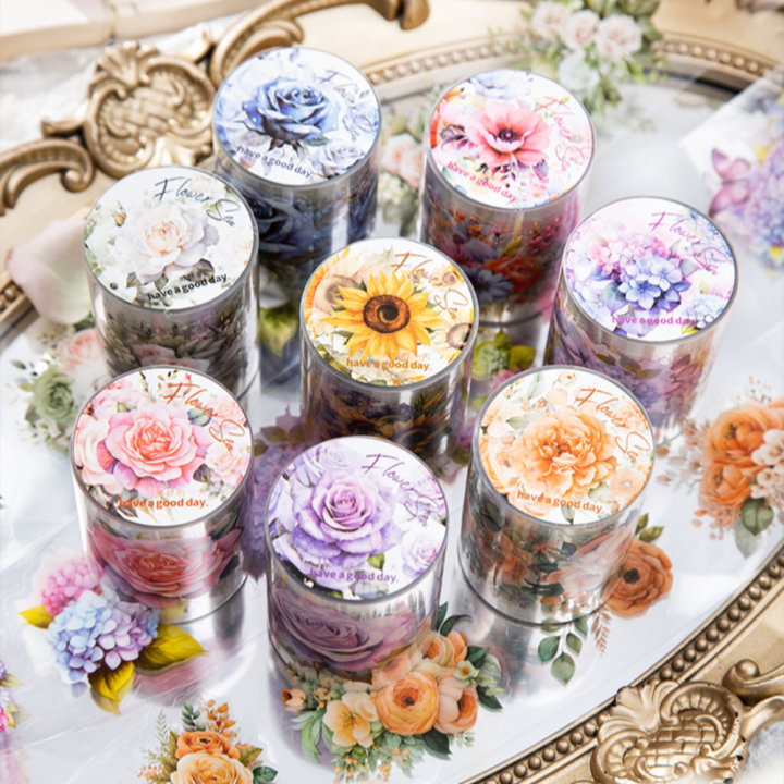 DIY%20Mr.Paper%20PET%20Washi%20Tape%20Journal%20Plant%20Flower%20Lovers%20Decorative%20Tape%20Vintage%20Scrapbooking%20Masking%20Tape%20-%20Image%205