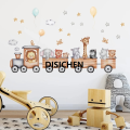 DISICHEN Cartoon Animals Wall Stickers for Children Kids Rooms Girls Boys Baby Room Decoration Wallpaper Elephant Panda Giraffe Luxury. 