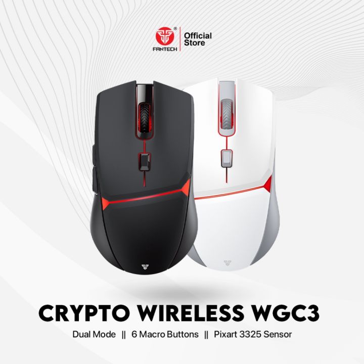 Fantech WGC3 CRYPTO Dual Mode Rechargeable Wireless Gaming Mouse