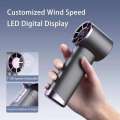 Portable Handheld 100 Speeds Adjustable Turbo 10000MAH Battery Fans LED Display Rechargeable Ice Cooling Personal Fan 2025. 