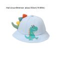 Casual Cartoon Dinosaur Children Fisherman Hat Sunscreen Wide Brim Kids Bucket Hat UV Panama Hat Baby Sun Cap Summer. 