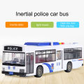 Police Car Toy Raising Learning Interest Simulation Police Car Bus Model. 