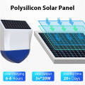 2X Tuya Smart WiFi Siren Alarm Outdoor Sound and Light Alarm Waterproof Solar Sound Light Alarms. 