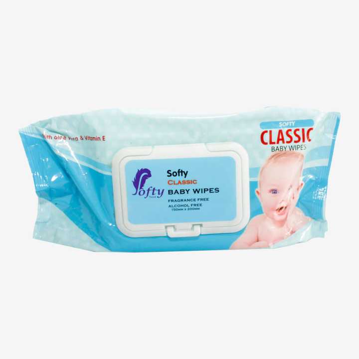 Softy Classic baby Wipes - 80 baby Wipes