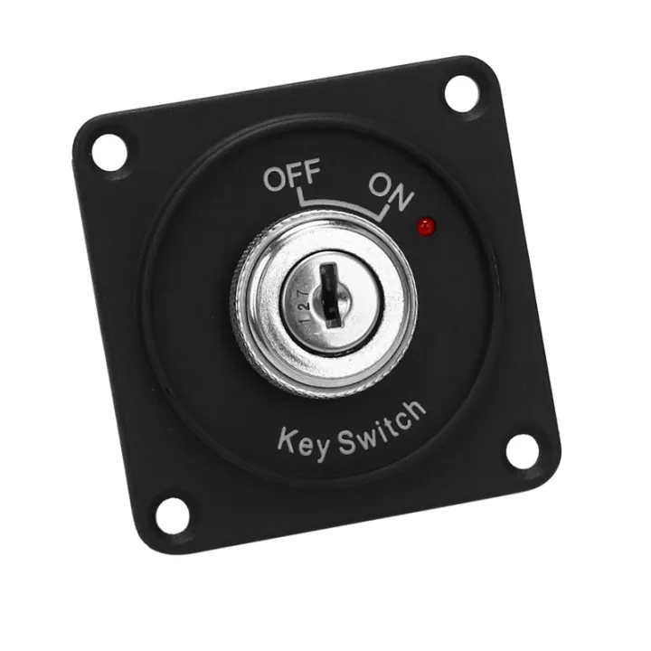 OUMERY%202X%20Universal%2012V%20Car%20Boat%20Motorcycle%20Ignition%20Key%20Ignition%20Switch%20Panel%202Position%20with%204%20Keys%20-%20Image%205