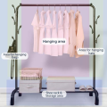 Suit Coat Rack Clothes Hanger Iron Single Rod Stand Full Body Iron (Requires self assemble). 
