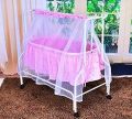 Baby Cradle With Swing and Mosquito Net ( Pink and Blue ). 