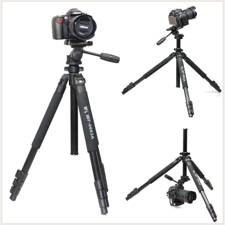 Weifeng Weifeng WF-6663A Professional Ball Head Camera Aluminum Tripod with ...