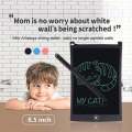 Lcd Writing Tab 8.5 Inch Electronic Writing Drawing Doodle Board Handwriting Paper Drawing Draft Pad With Smart Stylus And Lock Button For Kids And Adults. 