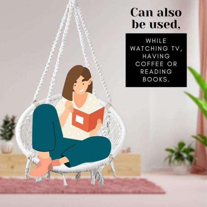 Outdoor%20Indoor%20Round%20Hanging%20Chair%20Swing%20Jhula%20Camping%20Garden%20Load%20100KG(%20Including%20Assoceries)Adults%20and%20Kids%20-%20Image%206