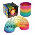 Plastic Magic Spring Rainbow Toy For Kids Size 6x6 CM, Perfect For Gift And Return Gift. 