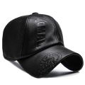 Cap Leather New Fashion Outdoor & Sports Adjustable Vintage Snapback Men's Leather Casual Hat. 