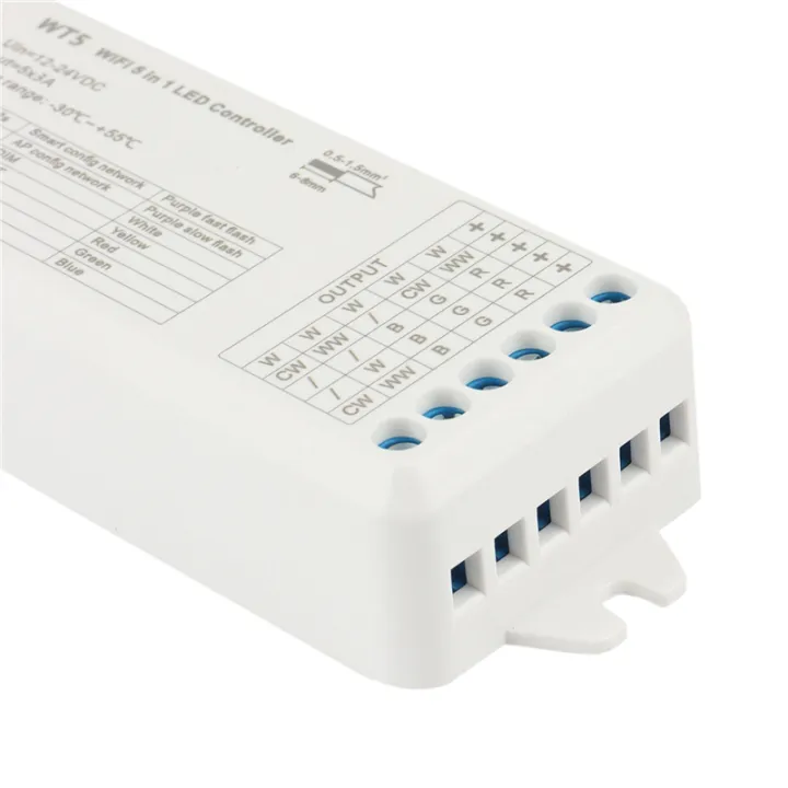 NAMUNY%202X%20Tuya%20LED%20Controller%205%20in%201%20Dimmer%20CCT%20RGB%20RGBW%20RGBWW%20RGBCCT%20Strip%20Smart%20Life%20Wifi%202.4G%20RF%20Remote%20Controller%2012-24V%20-%20Image%204