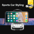 Phone Holder Multi-function Sports Car Shape Stable Base Foldable 360 Degrees Rotation Support The Phone Portable Car Windscreen Dashboard Navigation Bracket for Car. 