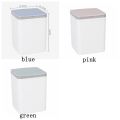 Collection Basket Simple Desktop Trash Can Plastic Mini Garbage Container Beautiful Square Waste Bin Home. 