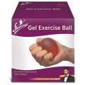 Flamingo Gel Exercise Ball For Wrist Muscles Strengthening And Stress Relief ( Soft Red ). 