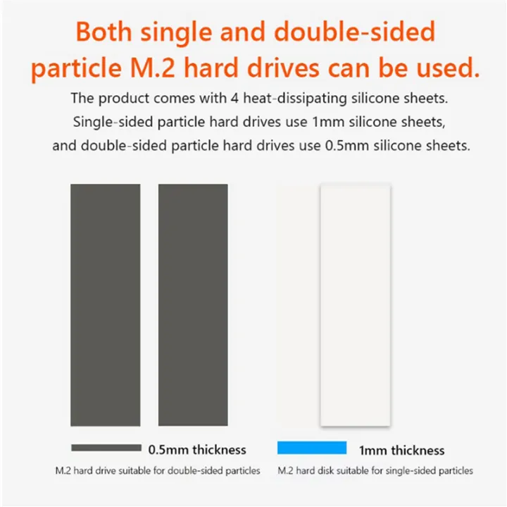 FORIDE%203X%20Ultrathin%20M.2%20SSD%20Heat%20Sink%20M2%202280%20Solid%20State%20Hard%20Disk%20Aluminum%20Heatsink%20Cooler%20Cooling%20Thermal%20Pad%20Grey%20-%20Image%202