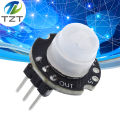 TZT SR602 MINI Motion Sensor Detector Module Pyroelectric Infrared PIR kit sensory switch Bracket for arduino Diy With lens. 