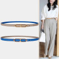 1 Pcs Casual Basic Porous Adjustable Double Sided Use Thin Belts Cologo. 