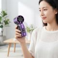 Pocket Fan 199 Gears Portable Handheld Fan Adjustable Speeds Ultra Silent Cooling Fan Speed Wind Digital Display Turbo Fan Outdoor. 