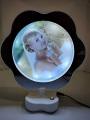 Sparking Magic Mirror And Photo Frame 2 in 1 With led light (Flower Shape). 