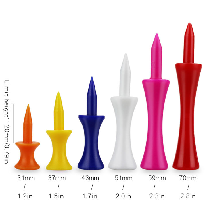 Kuying%20Fashion%20Plastic%20Golf%20Tee%20Pack%2050%20Pcs%20Step%20Down%20Golf%20Tees%20Colorful%20For%20All%20Over%20Sized%20Driver%20Irons%20Hybrids%20Longer%20Distance%20Drop%20Ship%20-%20Image%202