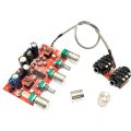 PT2399 Dynamic Microphone Power Amplifier Board Microphone Electret Microphone Reverb Module with OP275 Pre-Amplifier. 