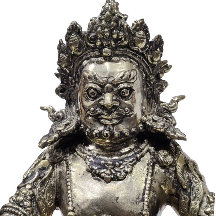 Kuber%20Statue%2010"%20%7C%20Brass%20%7C%20Harati%20Metal%20Craft%20%7C%20Nepali%20Handmade%20Lord%20Kuber%20Statue%20-%20Image%202