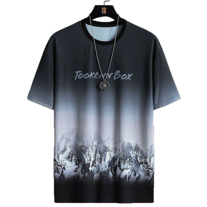 New%20thin%20loose%20summer%20ice%20silk%20feeling%20men's%20short%20sleeve%20T-shirt,%20youth%20fashion,%20handsome%20and%20versatile%20gradient%20T-shirt%20-%20Image%205
