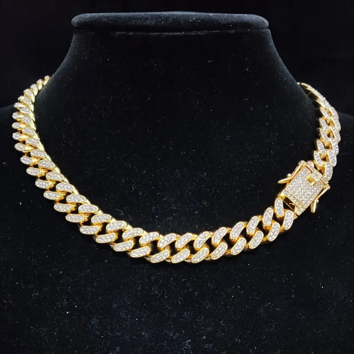NEW%20STYLE%20Men%20Women%20Hip%20Hop%20NO%20Money%20No%20Friend%20Pendant%20Necklace%20with%2013mm%20Cuban%20Chain%20HipHop%20Iced%20Out%20Bling%20Necklaces%20Fashion%20Jewelry%20-%20Image%207