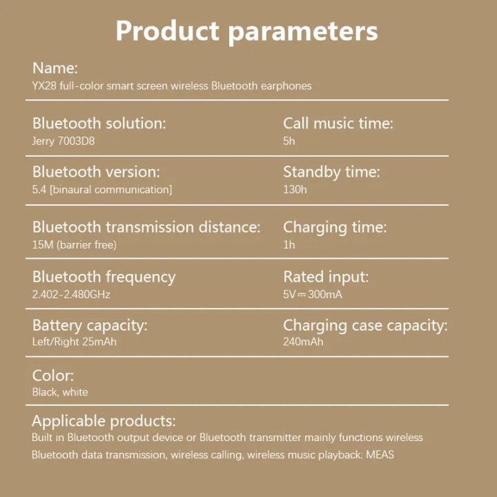 YX28%20Bluetooth%205.4%20Wireless%20Earphones%20LCD%20Color%20Screen%20ENC%20Active%20Noise%20Cancelling%20TWS%20Sports%20Earbuds%2016%20National%20Languages%20-%20Image%206