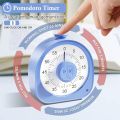 Visual timer 60 minutes cooldown visual timer suitable for everyone  (Blue) (clock, alarm). 