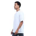 White Color Cotton Round Neck Half Sleeve Plain T-Shirt For Men. 
