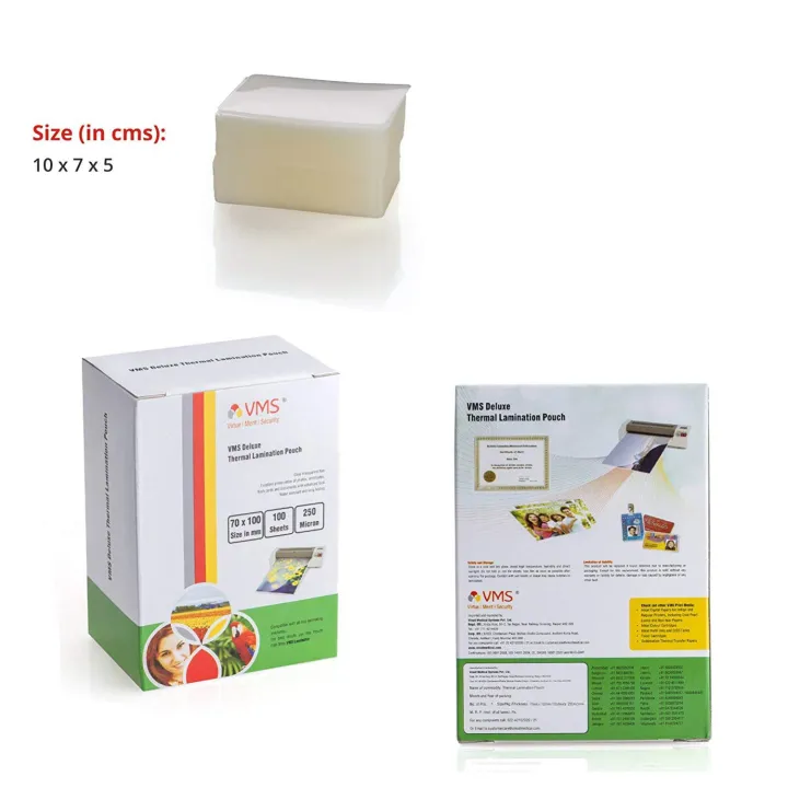 Deluxe%20Thermal%20Lamination%20Pouch%2070x100mm%20250%20Micron%20-%20Pack%20of%202%20(200%20Sheets)%20for%20Id%20Card%20-%20Image%203