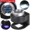 Difutagui Wenefang Sutuiying 6 LED UV 30X Magnifying Glass Optical Glass Lens Loupe Magnifier Special Luxury 2025 New Handheld Coin Stamps Jewelry Mini Thread Counter Magnifier. 