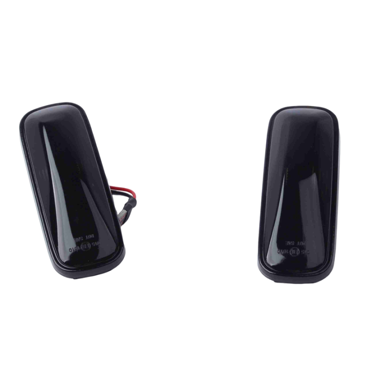 Car LED Side Marker Turn Signal Light Yellow Running Light Position Lamp Parts for 1995-2000 Black